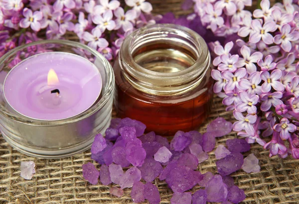 Objects for aromatherapy and massage — Stock Photo, Image