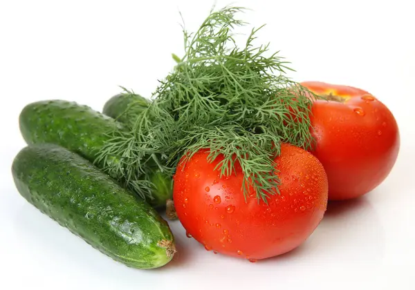 Friska grönsaker för kosten näring — Stockfoto