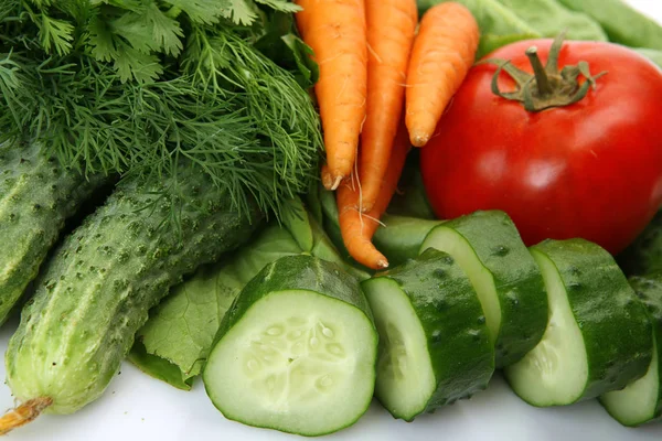 Fresh vegetables for healthy eating — Stock Photo, Image