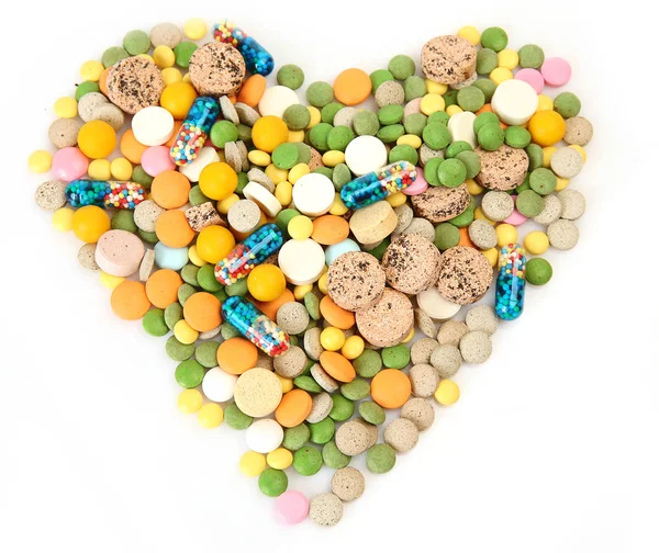Egy betegség kezelésére szolgáló tabletták — Stock Fotó