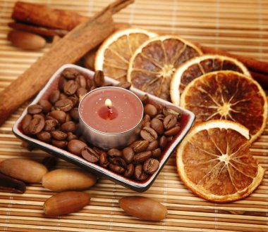 yanan mum ve aromaterapi aksesuarları