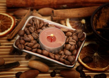 yanan mum ve aromaterapi aksesuarları