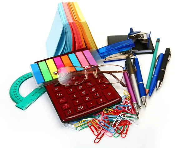 Office Supplies Calculator Counting — Stock Photo, Image