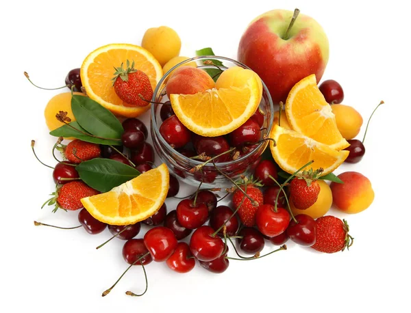 Ώριμα Φρούτα Και Μούρα Για Υγιεινή Διατροφή — Φωτογραφία Αρχείου