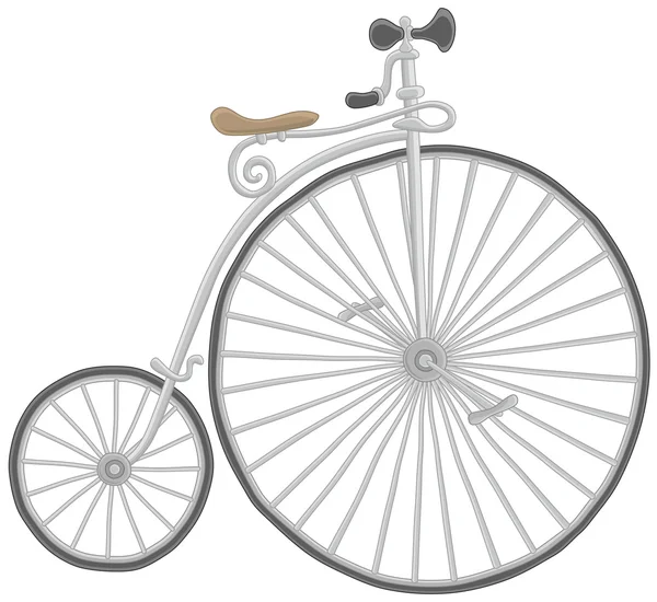Vecchia bicicletta vintage — Vettoriale Stock
