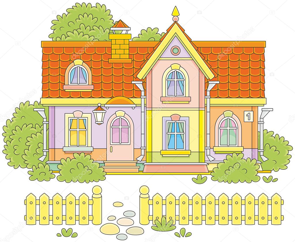 Toy village house