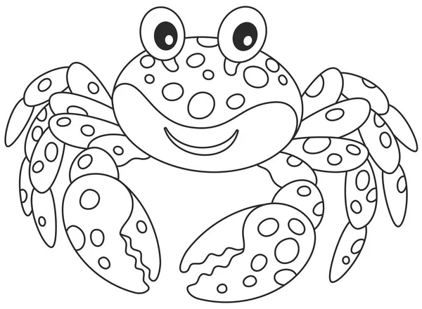 Crab with spots — Stock Vector
