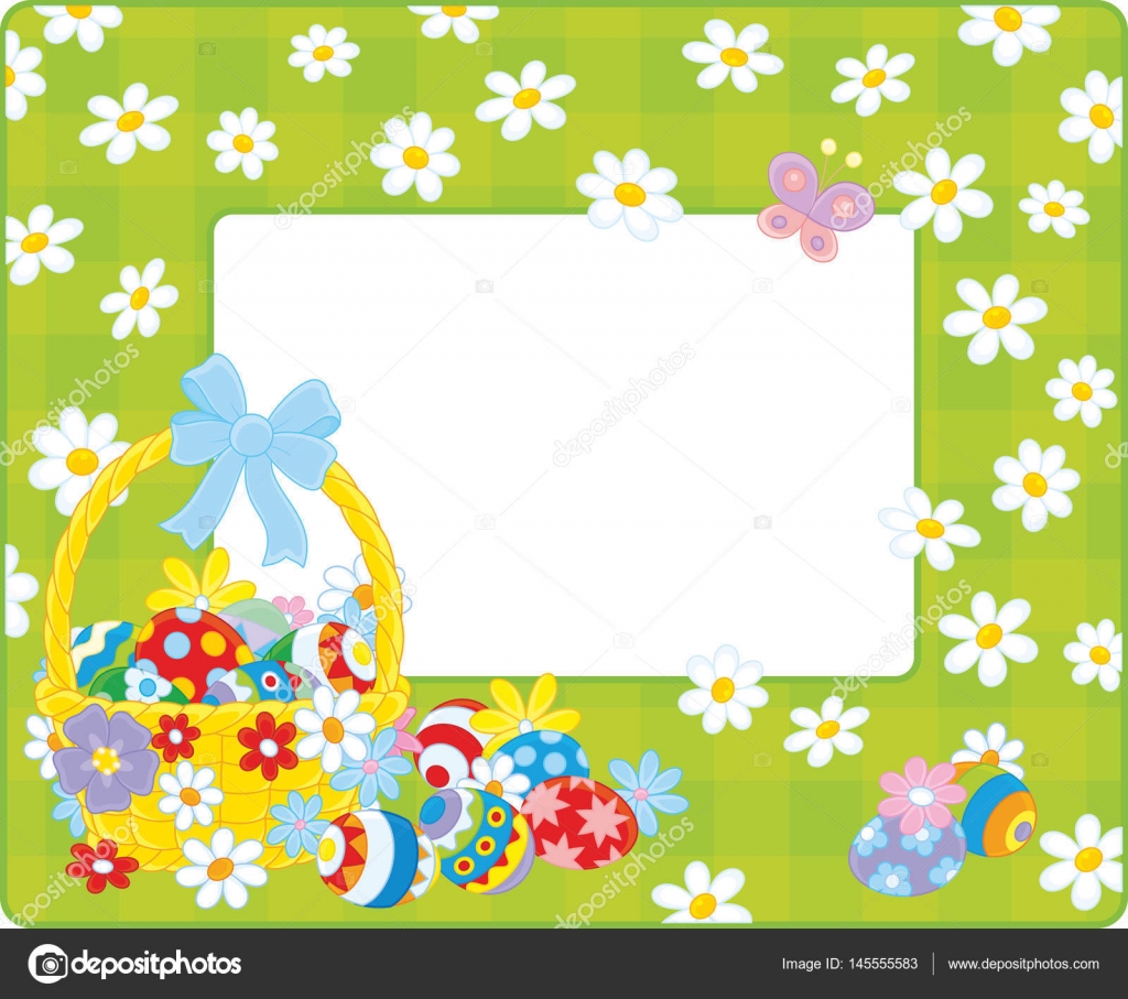 Download Colorful Easter border — Stock Vector © AlexBannykh #145555583