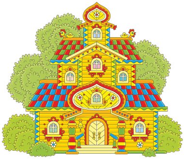 Eski süslü kule