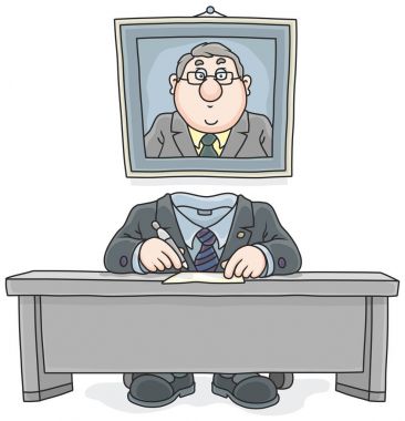 Bürokrat iş başında