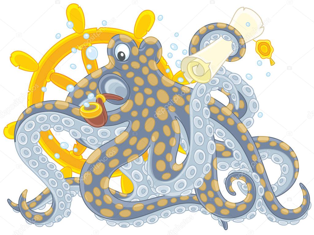 Sea pirate Octopus
