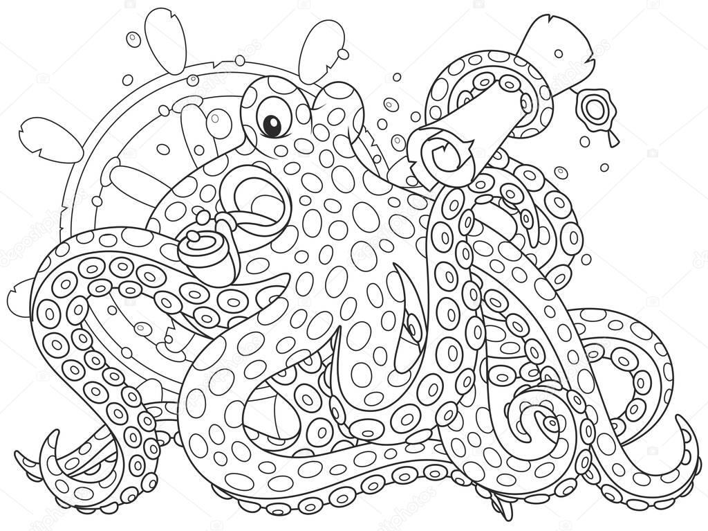Sea pirate Octopus