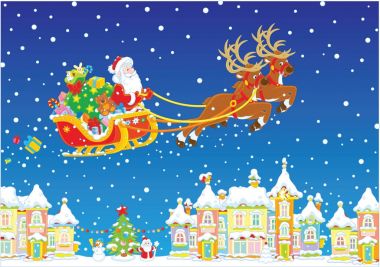 Noel Noel Baba'nın kızağı