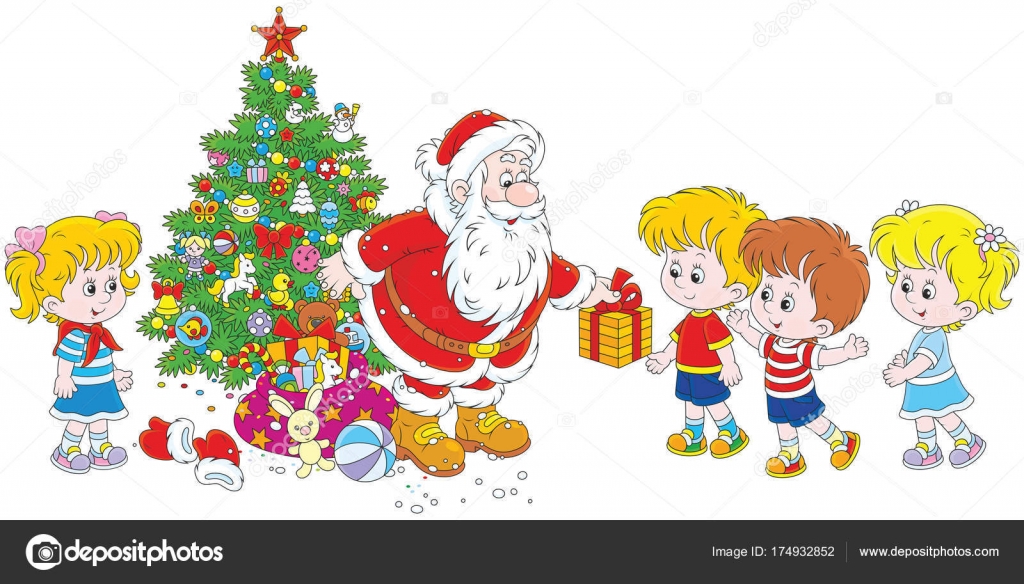 santa-claus-giving-presents