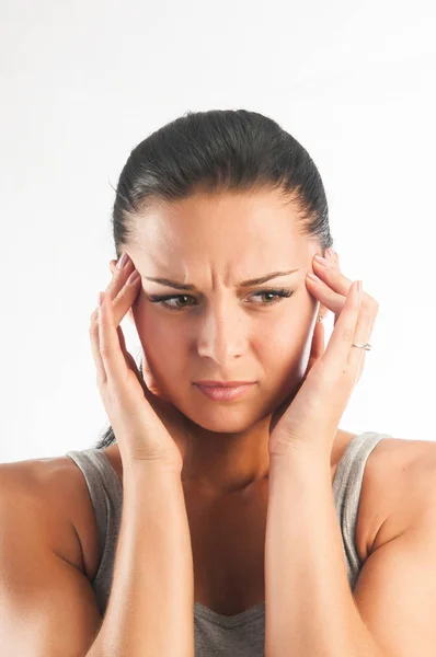 Portrait of woman's face — Stock Photo, Image