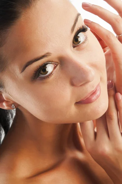 Portrait of woman's face — Stock Photo, Image