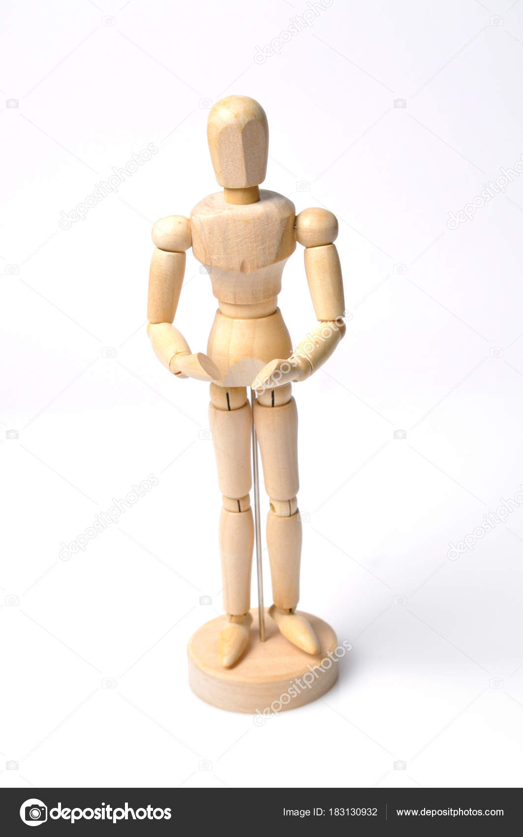 Wooden mannequin in saluting pose isolated on white Stock Photo - Alamy