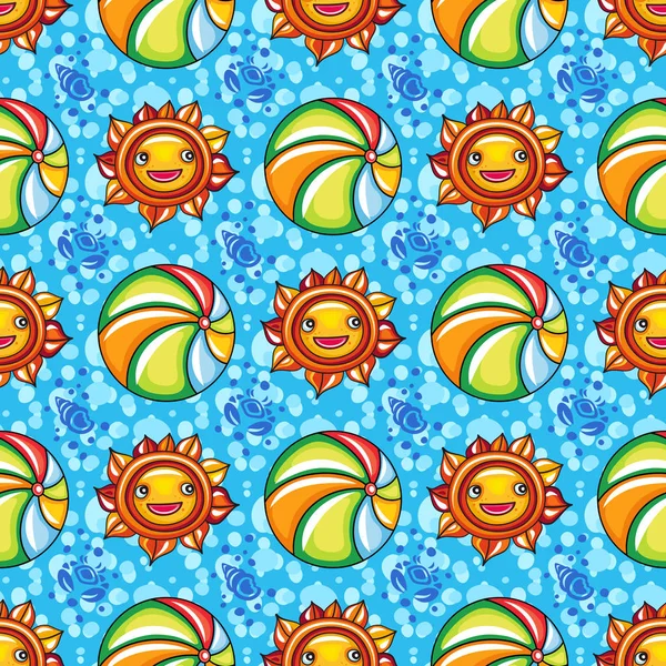 Patrón vectorial de verano. serie de verano Ilustraciones De Stock Sin Royalties Gratis