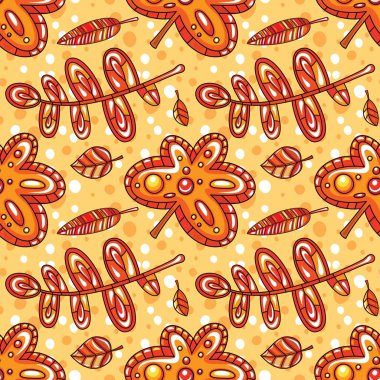 Sonbahar seamless modeli. Sonbahar serisi