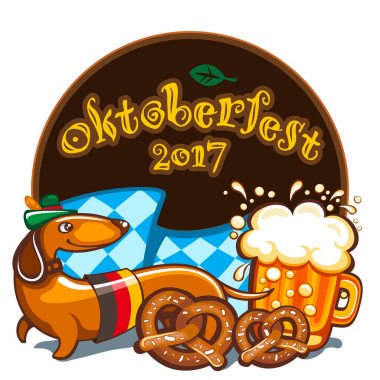 Oktoberfest kutlamaları, vektör afiş serisi