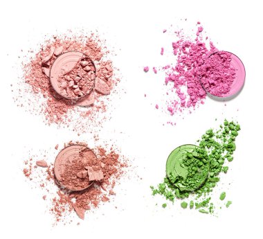 Ezilmiş göz farı makyaj tonları sikikleri