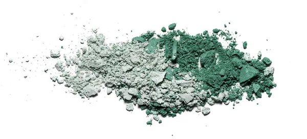 Make up crushed green eyeshadow — Stock Photo, Image