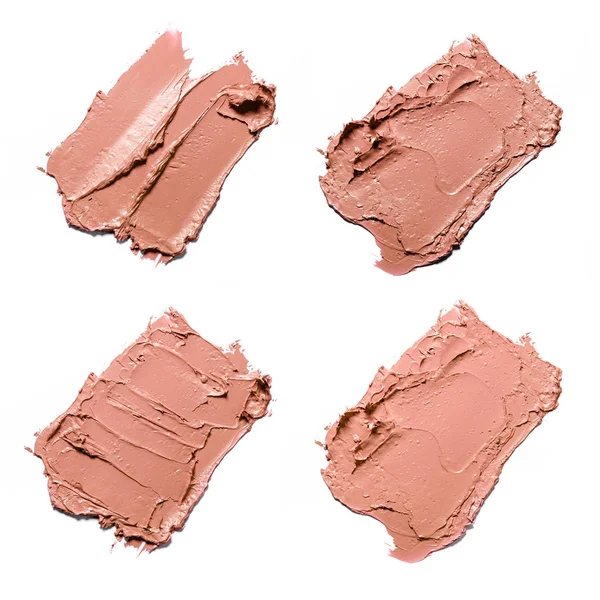 Beige smear paint of cosmetic products — Stock Photo, Image