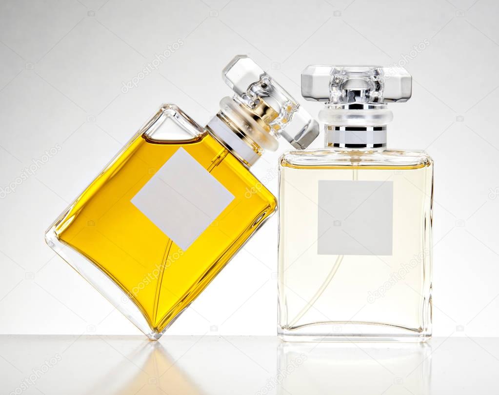 Two perfume bottles