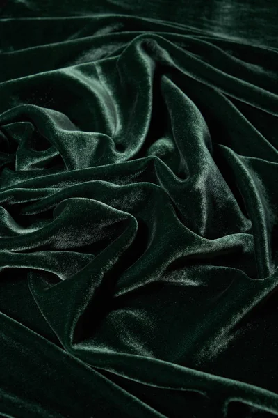 Πολυτελές πράσινο βελούδινο φόντο — Φωτογραφία Αρχείου