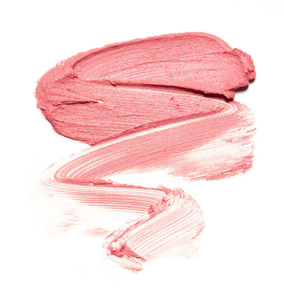 smear paint of cosmetic and beauty products