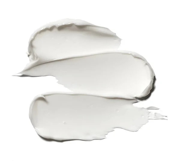Mancha de pintura de productos cosméticos blancos —  Fotos de Stock