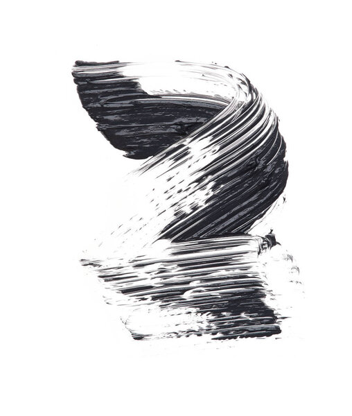 smear paint of mascara