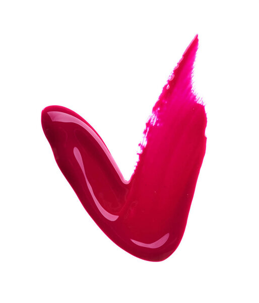 smear paint of cosmetic products