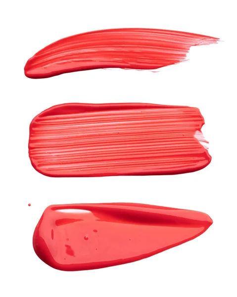 Utstryk färg av kosmetiska produkter — Stockfoto