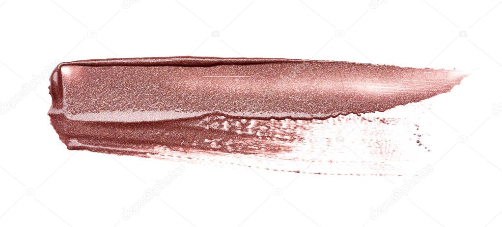 smear paint of cosmetic products