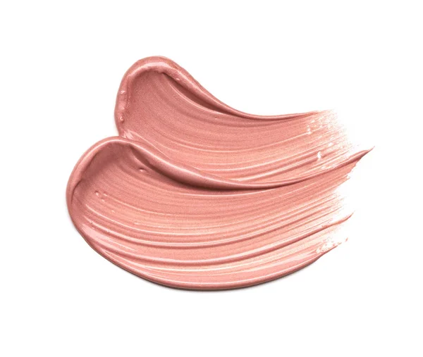 Pintura de esfregaço de produtos cosméticos — Fotografia de Stock