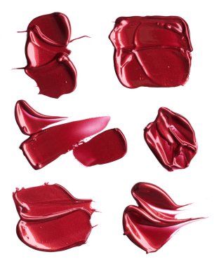 smear çeşitli kozmetik ürünleri kümesi