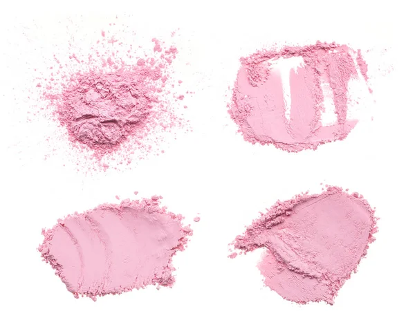 Crumbled pink powder — Stock Photo, Image