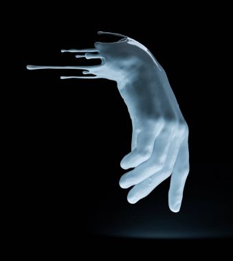 el ışık mavi boya