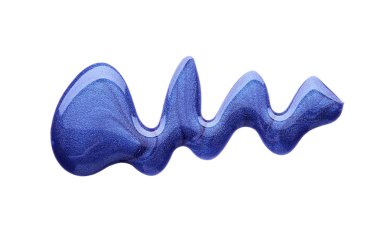 Koyu mavi moda renk oje