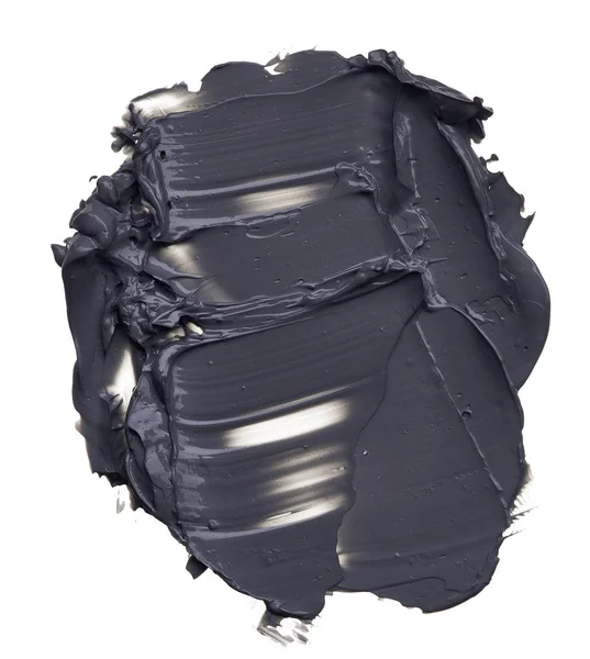 Μαύρο επίχρισμα και την υφή του μαύρη λάσπη μάσκα — Φωτογραφία Αρχείου