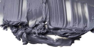 Siyah smear ve siyah çamur maskesi dokusuna