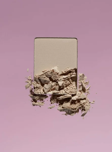Light beige powder texture — Stock Photo, Image