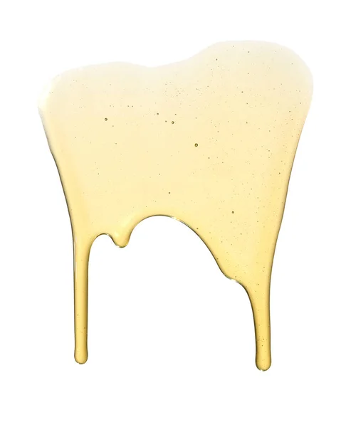 Honigtropfen Isoliert Auf Weißem Hintergrund — Stockfoto
