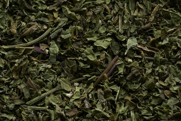 Scatter Elitní Zelený Čaj Bílém Pozadí — Stock fotografie