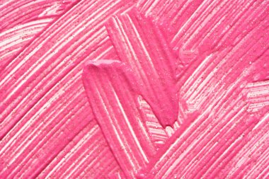 Beyaz arka planda parıltıları olan çok renkli akrilik boya dokusu ve vuruşları