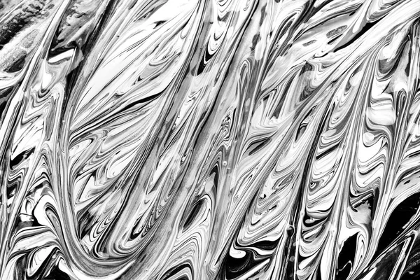 Többszínű Akril Festék Textúrája Simításai Fehér Alapon Csillogással — Stock Fotó