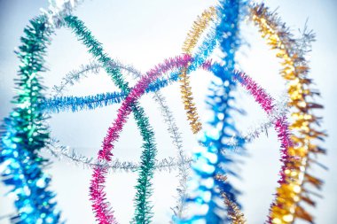 Parlak Noel dekorasyonu, soyut arka plan