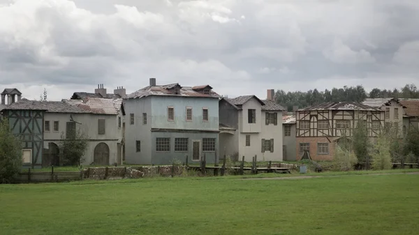 Strada in una città medievale — Foto Stock