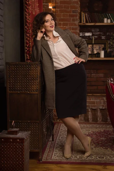 Successful business woman in a office — Stock Photo, Image